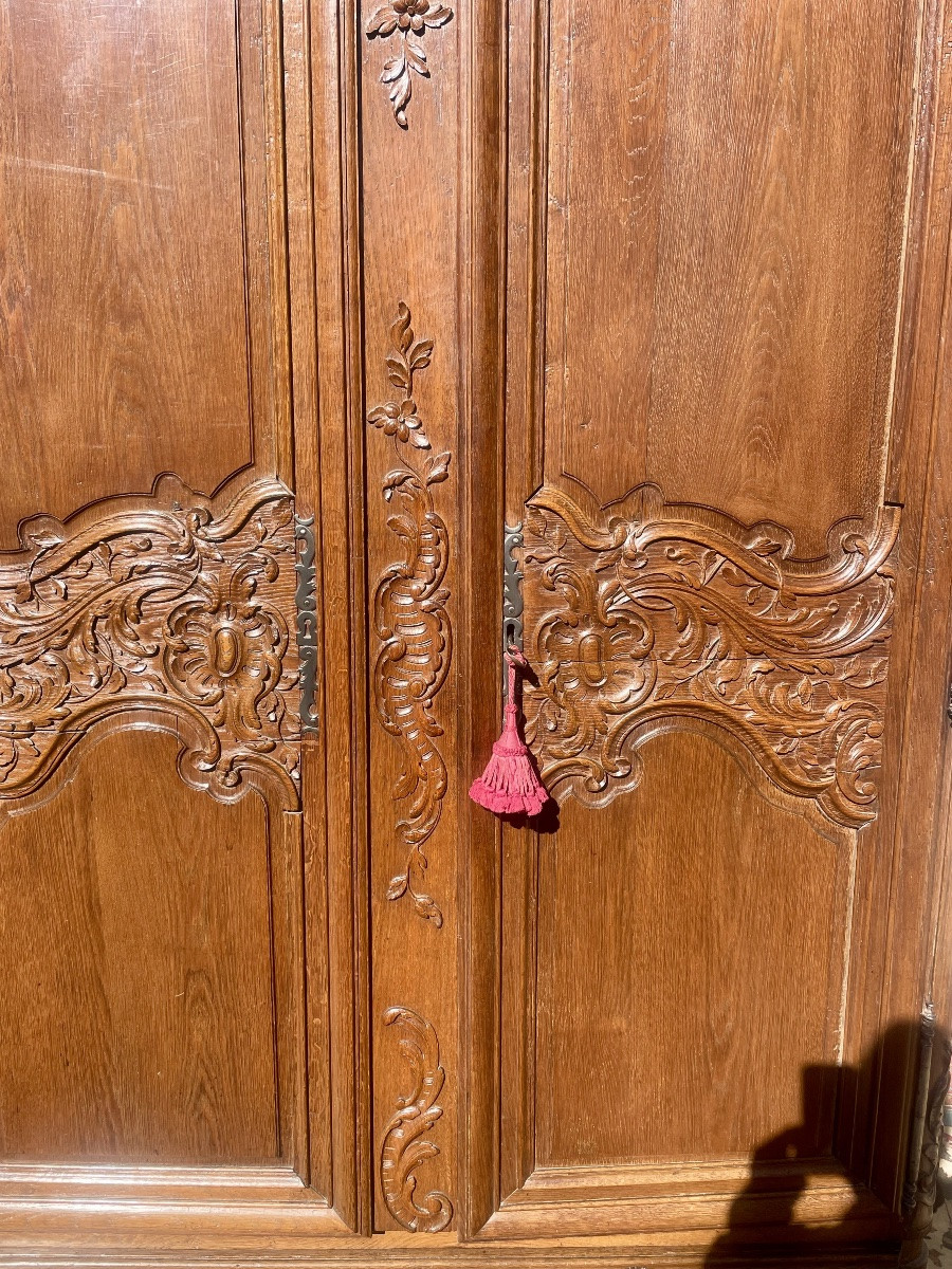 Armoire,,,,,, Régence chêne d’époque XVIIIe siècle-photo-7