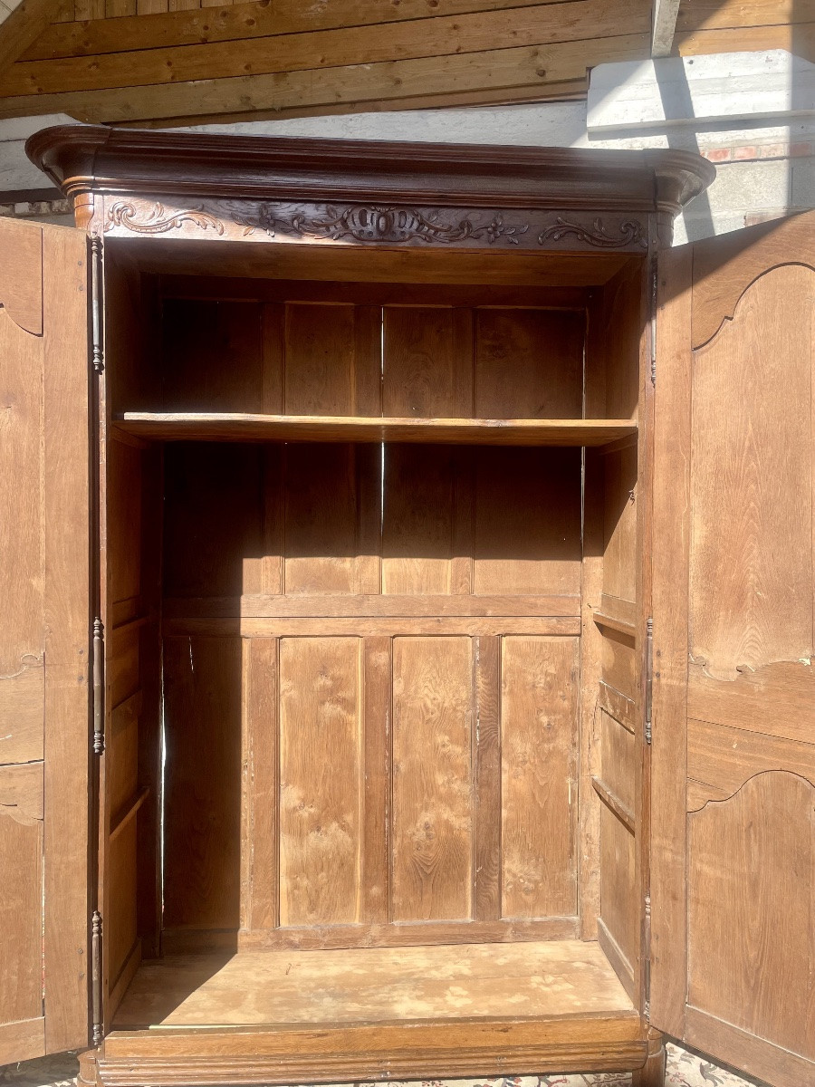 Armoire,,,,,, Régence chêne d’époque XVIIIe siècle-photo-8