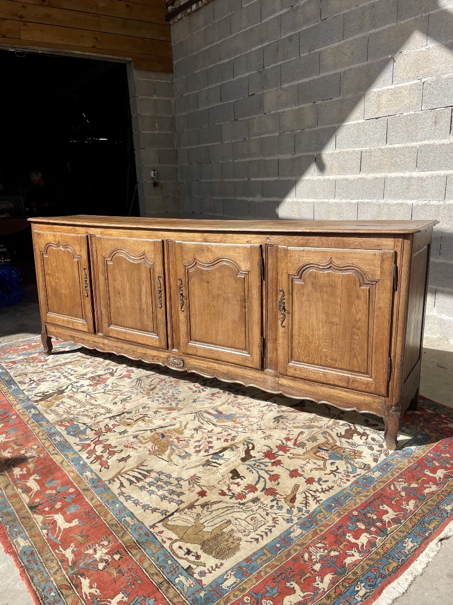 Enfilade,, Louis XV, quatre portes en chêne d’époque XVIIIem siècle -photo-3