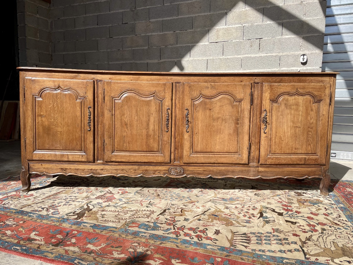 Enfilade,, Louis XV, quatre portes en chêne d’époque XVIIIem siècle -photo-4