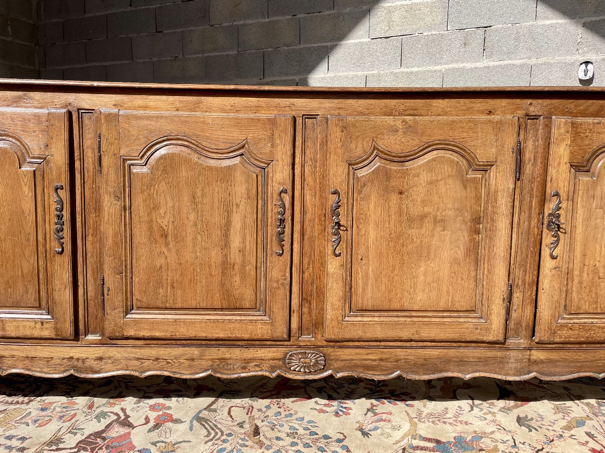 Enfilade,, Louis XV, quatre portes en chêne d’époque XVIIIem siècle -photo-7