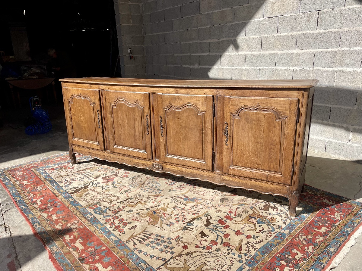 Enfilade,, Louis XV, quatre portes en chêne d’époque XVIIIem siècle 