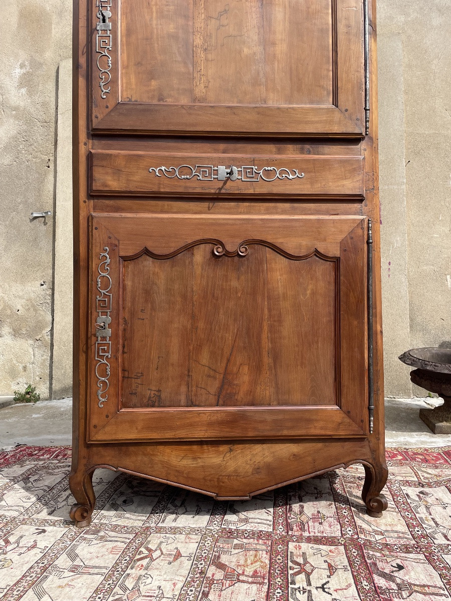 Cabinet  Louis XV en noyer d’époque XVIIIem siècle -photo-2