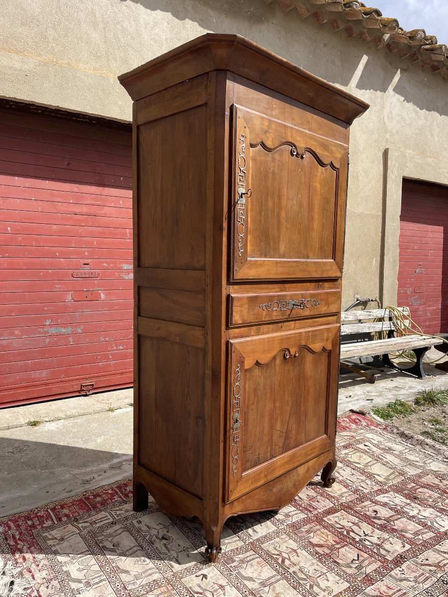 Cabinet  Louis XV en noyer d’époque XVIIIem siècle -photo-3