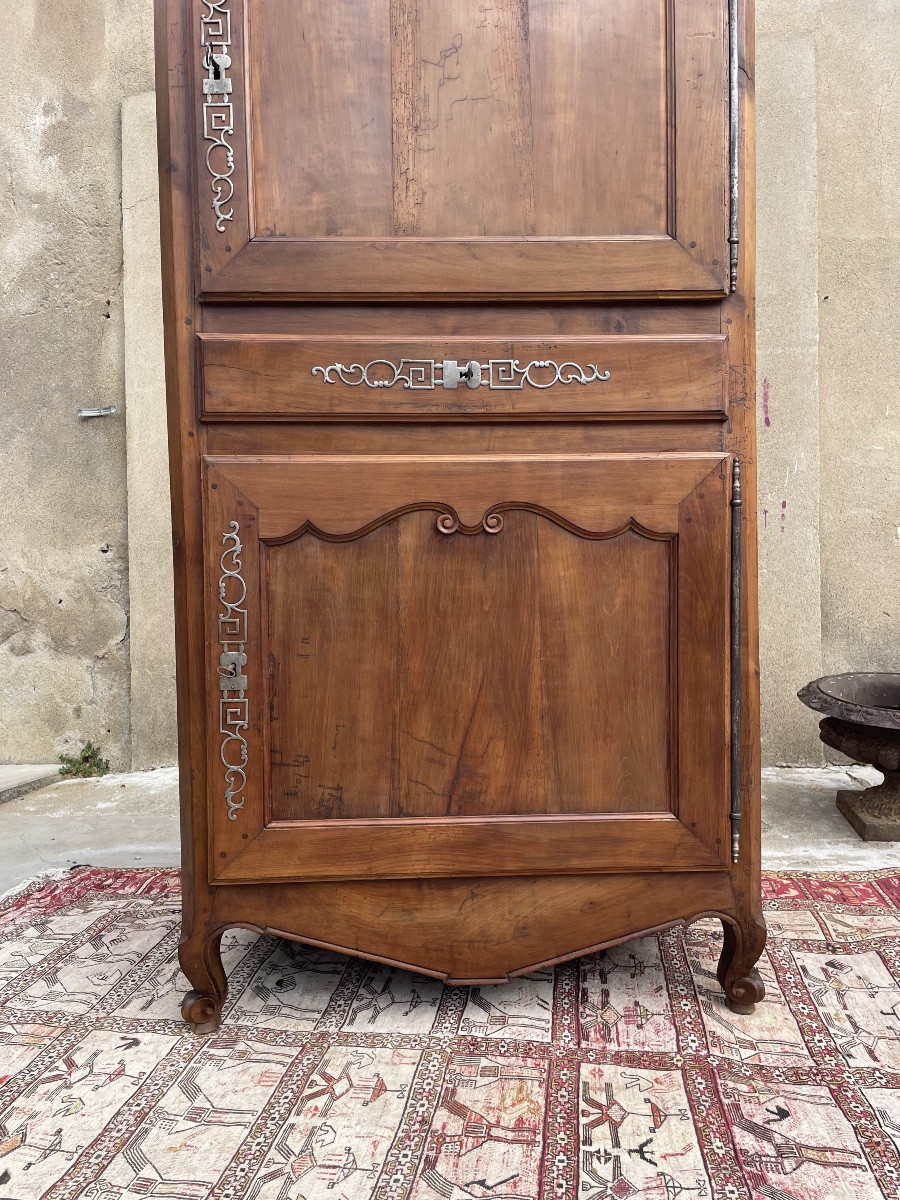 Cabinet  Louis XV en noyer d’époque XVIIIem siècle -photo-7