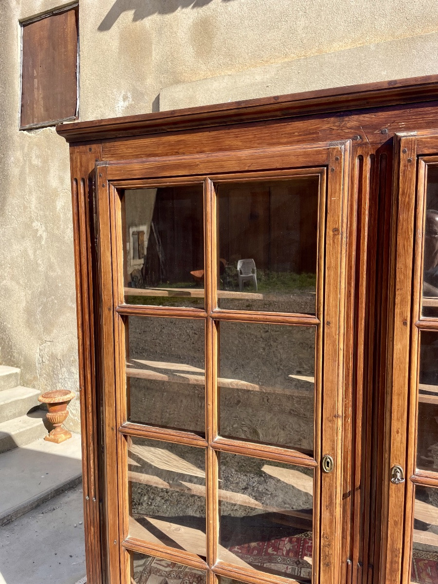 Bibliothèque,,, Louis XVI, en noyer d’époque XVIIIem siècle -photo-7