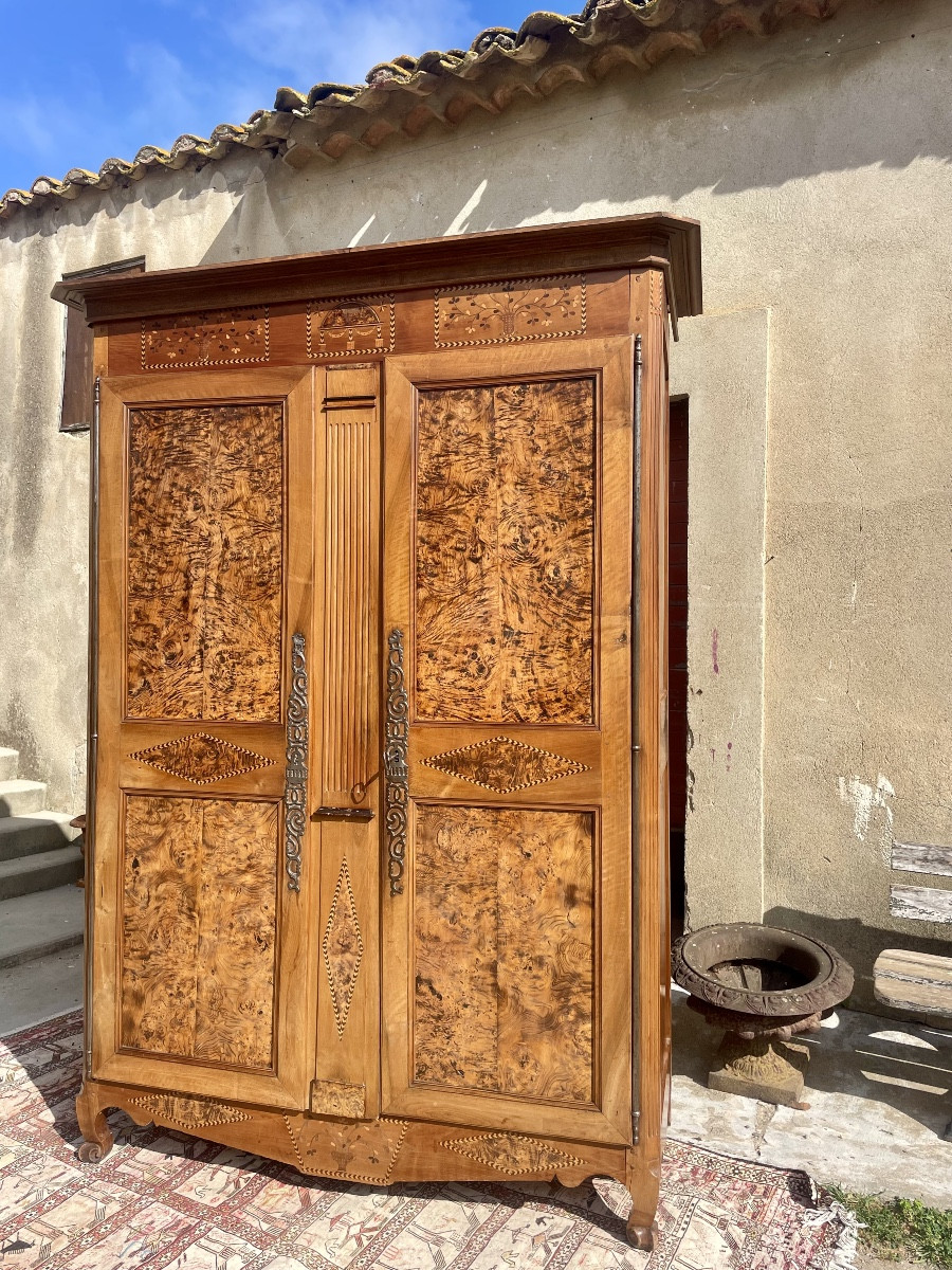 Armoire,,,,,,,, Marriage, Alsatian Louis XV Period XVIIIth Century
