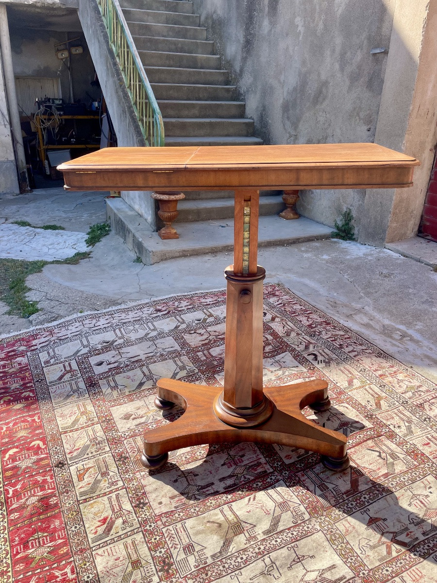 Library Reading Table,, Period, Mahogany Restoration, 19th Century-photo-2