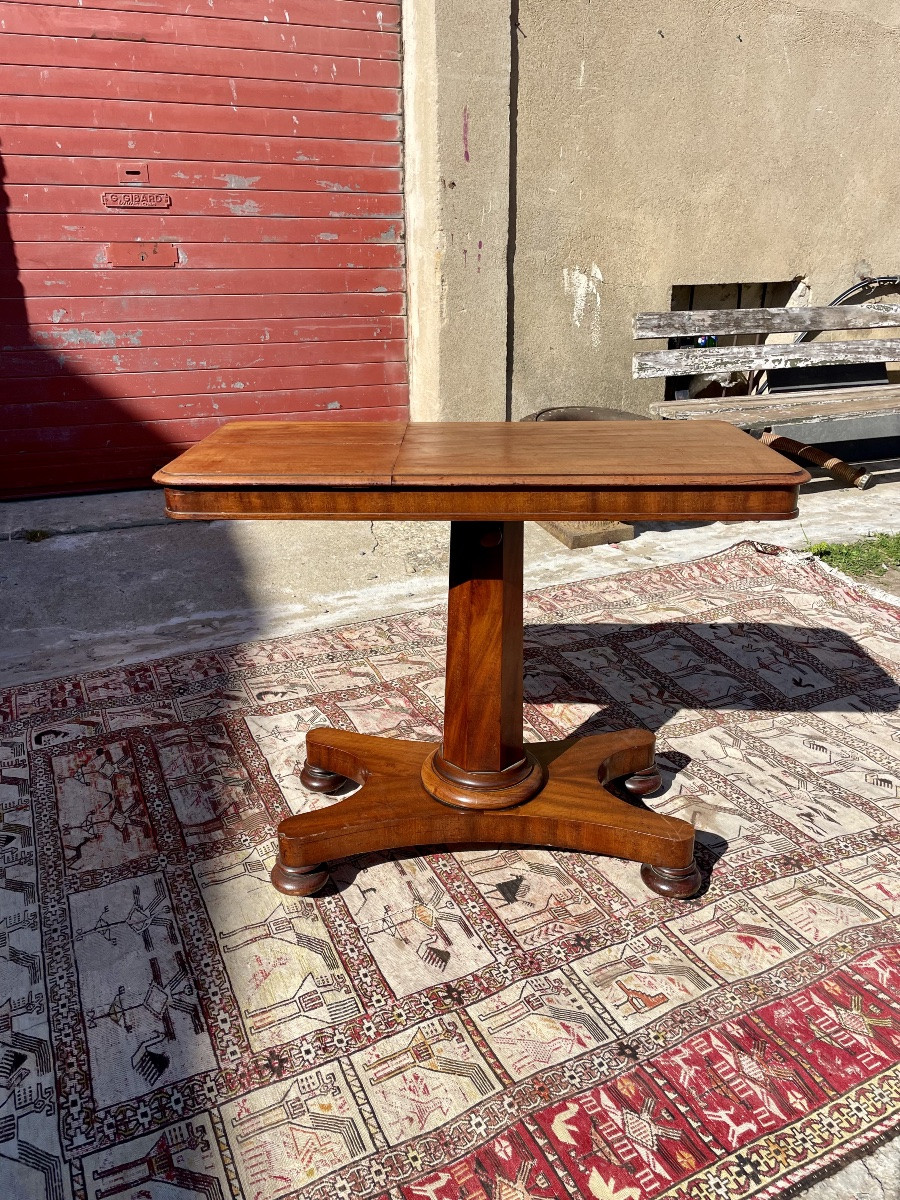Library Reading Table,, Period, Mahogany Restoration, 19th Century-photo-4