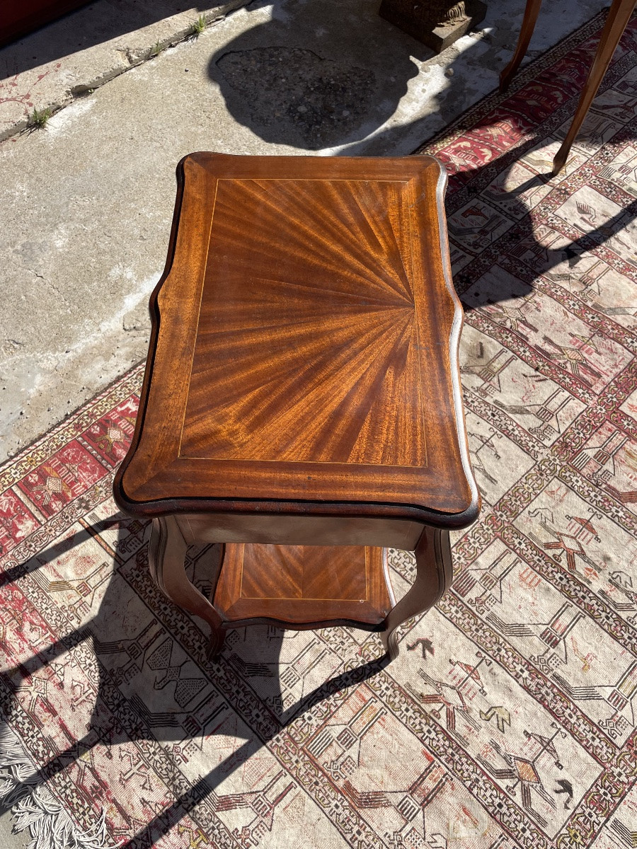 Louis XV Mahogany Worker, 19th Century-photo-2