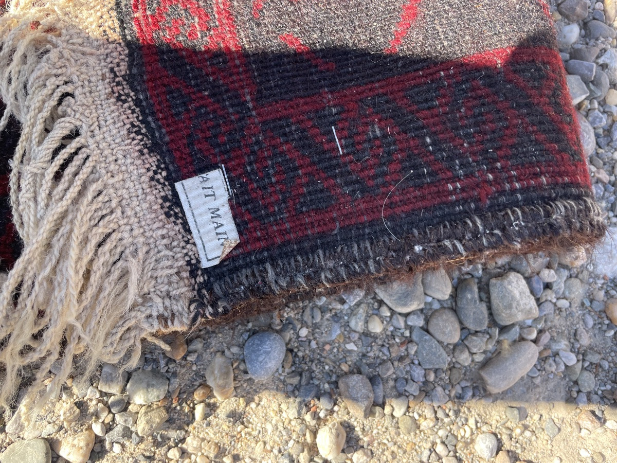 Tapis de prière d orient en laine travail afghan 20em siècle -photo-4