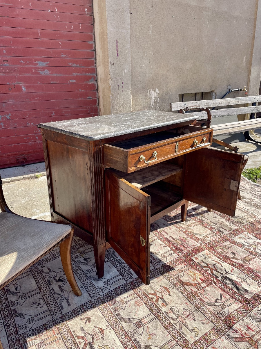 18th Century Louis XVI Mahogany Sideboard-photo-4