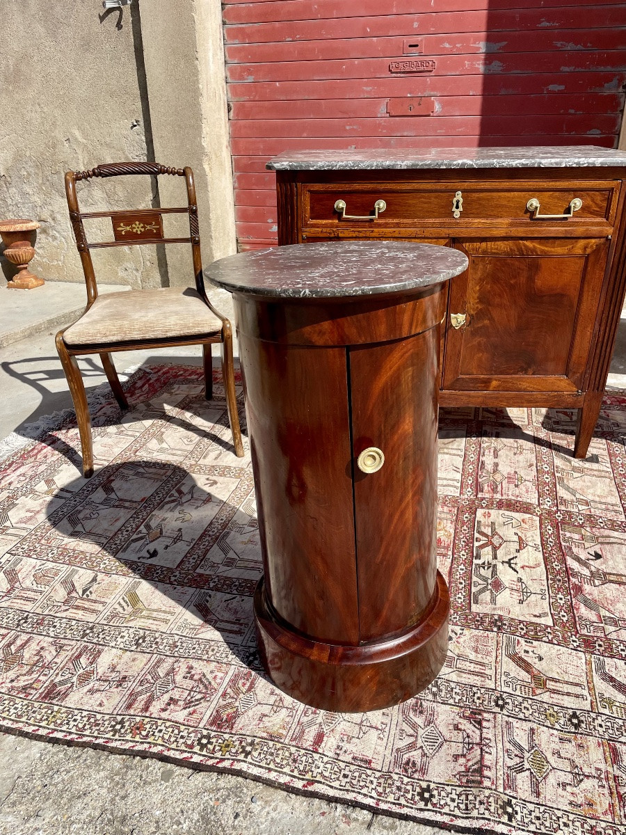 Somno empire en acajou , d’époque XIxem siecle-photo-2