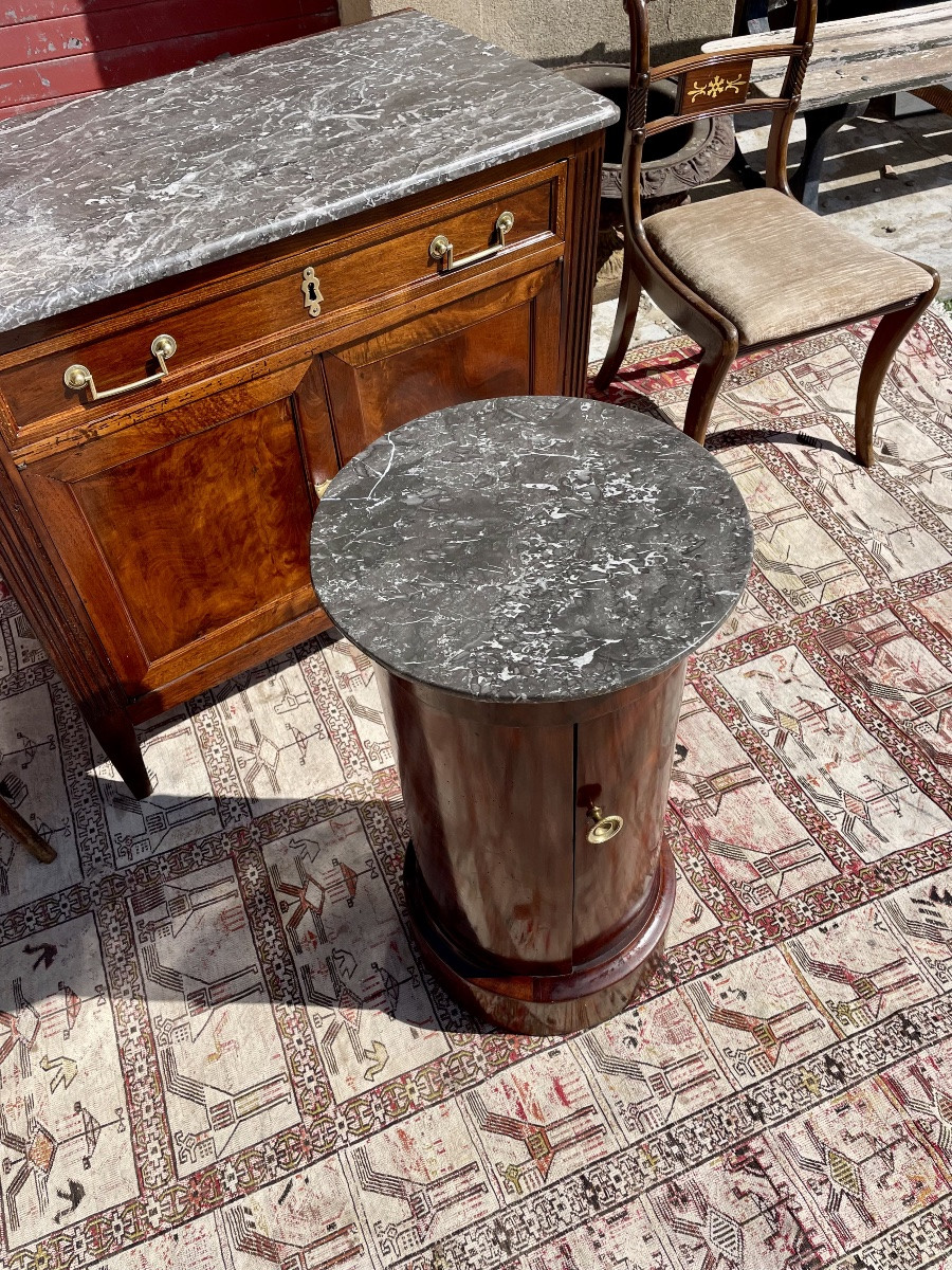 Somno empire en acajou , d’époque XIxem siecle-photo-1