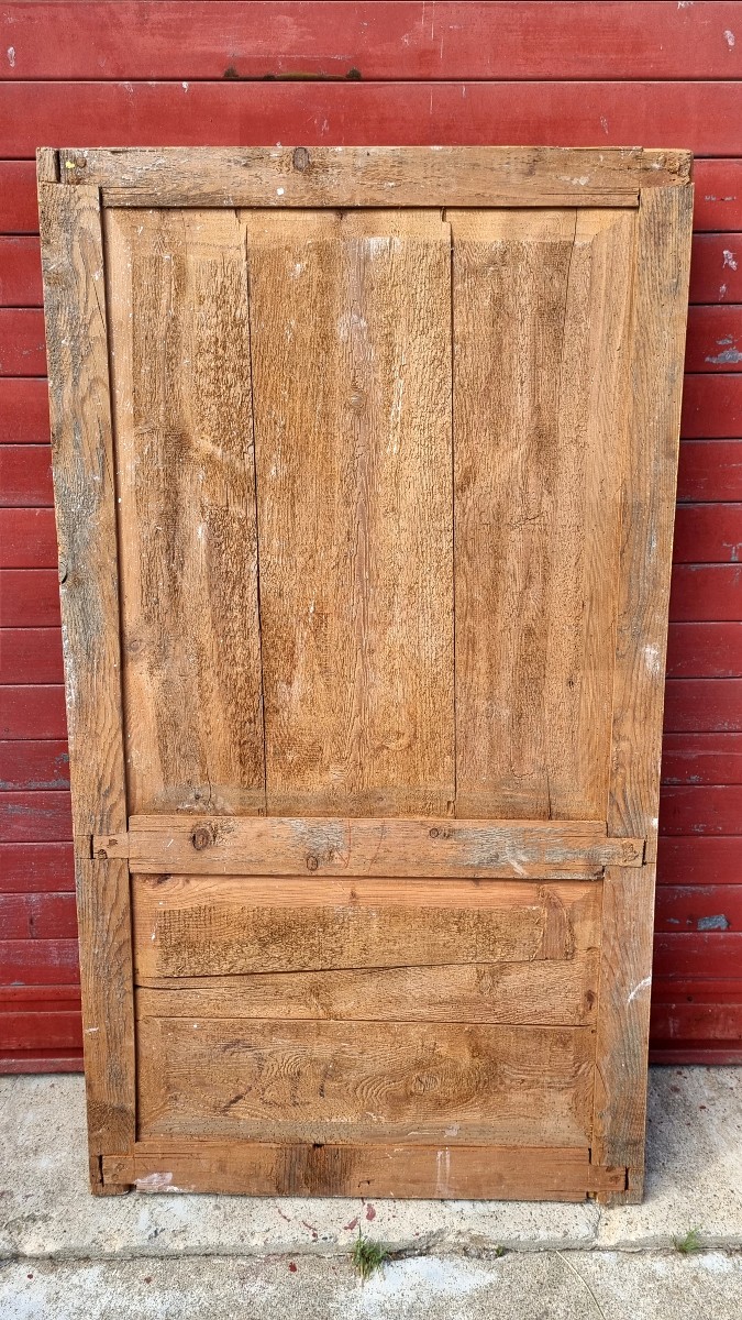 Large Louis XVI Period Gilded Wood Mantel Mirror-photo-6