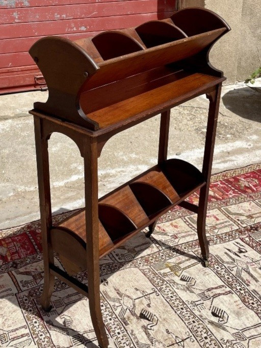 Pupitre bibliothèque a livres anciens  ,en acajou, époque, XIXe 