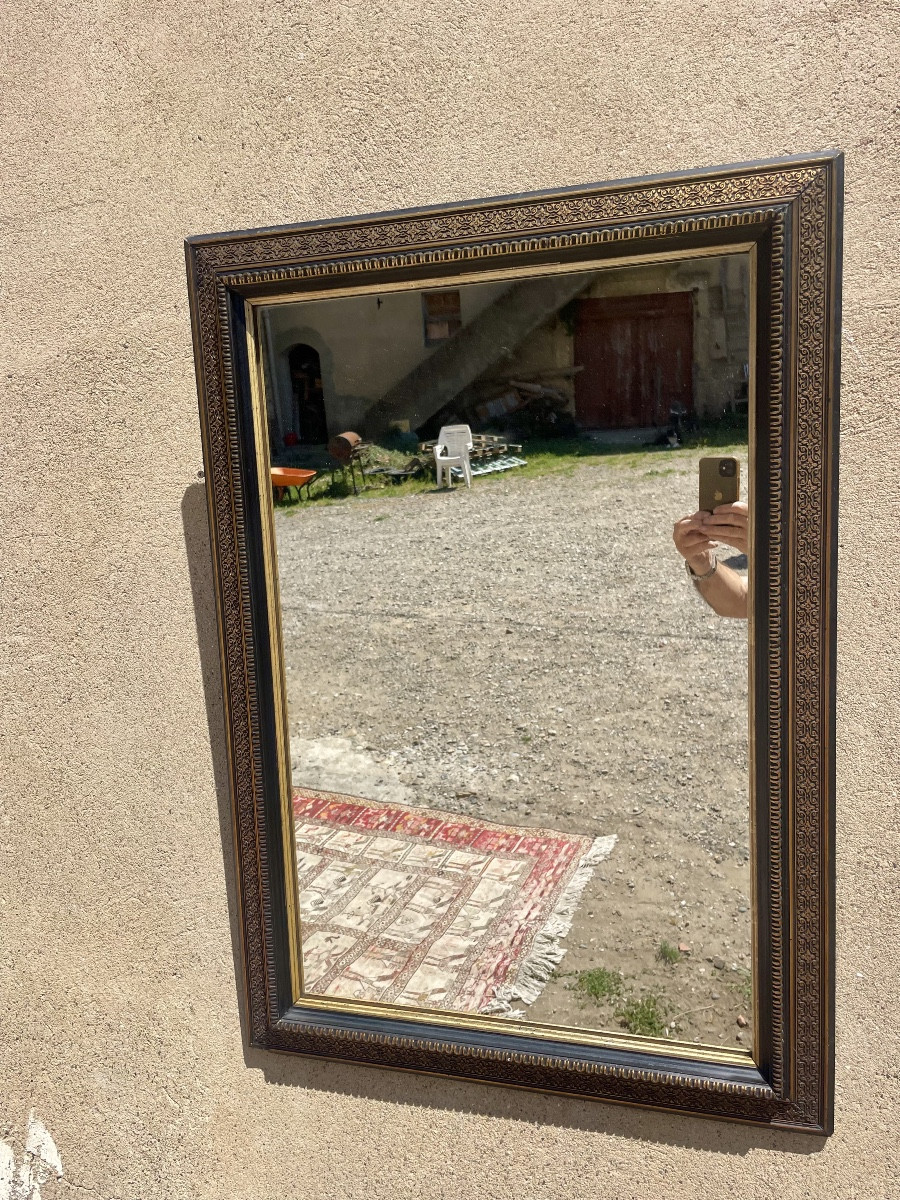  miroir, Napoléon III, en bois, sculpté et doré XIXe siècle