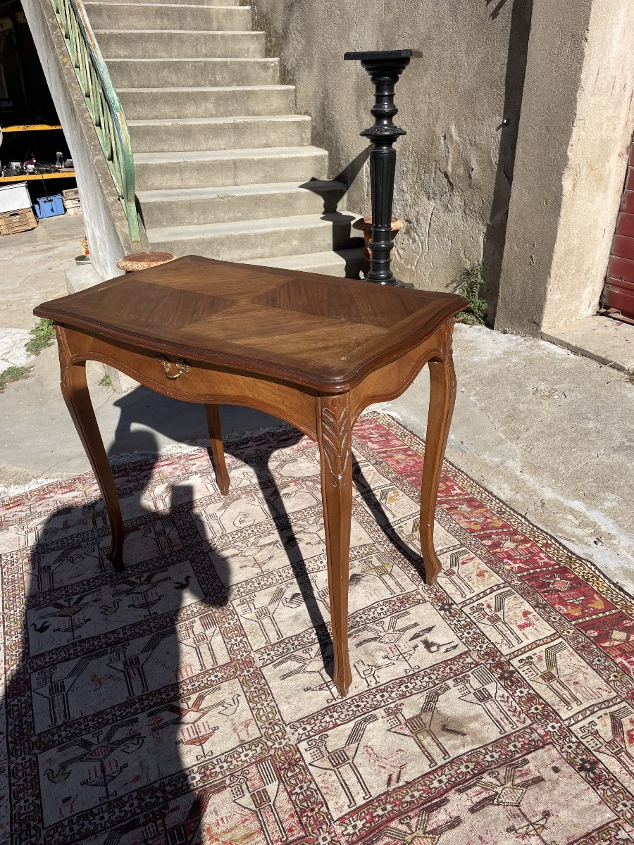 Louis XV Period Desk And Writing Table, 19th Century-photo-2