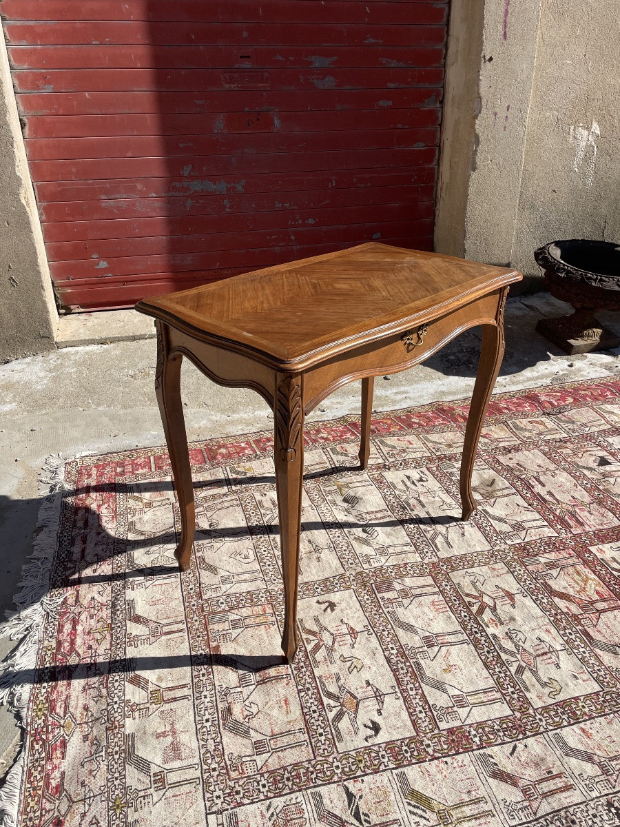 Louis XV Period Desk And Writing Table, 19th Century-photo-3