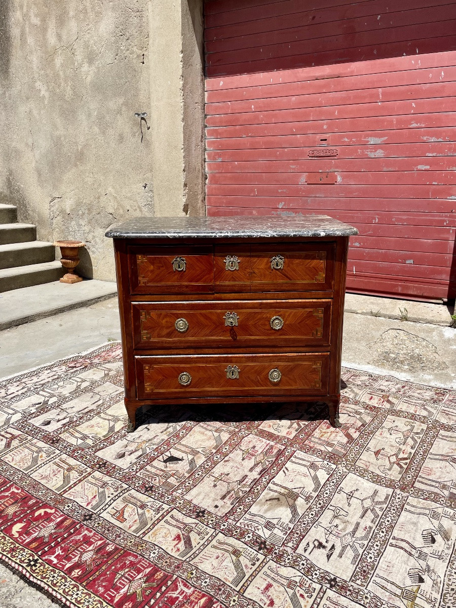 Chest Of Drawers,,,,, Stamped Transition, 18th Century-photo-3