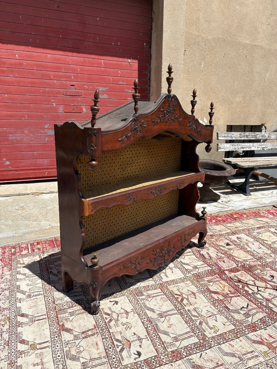 Louis XV Provencal Walnut Cabinet, 19th Century-photo-3