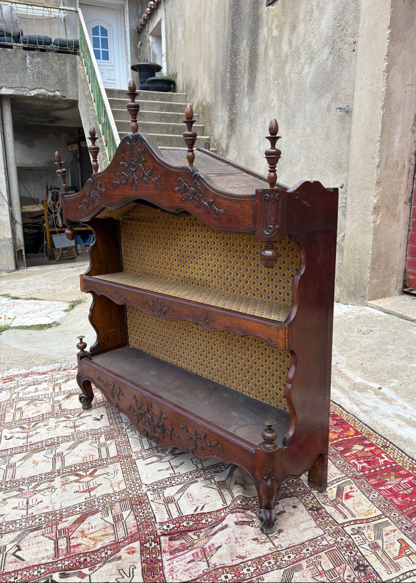 Louis XV Provencal Walnut Cabinet, 19th Century-photo-2