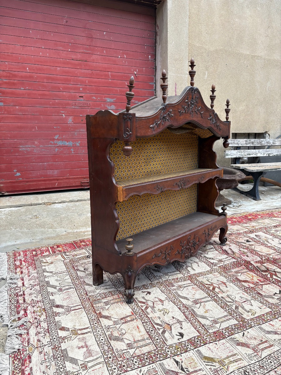 Louis XV Provencal Walnut Cabinet, 19th Century-photo-4