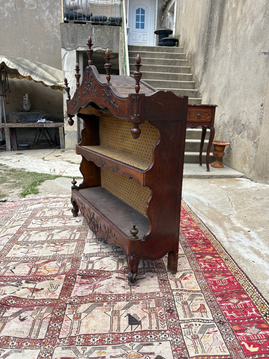 Louis XV Provencal Walnut Cabinet, 19th Century-photo-5