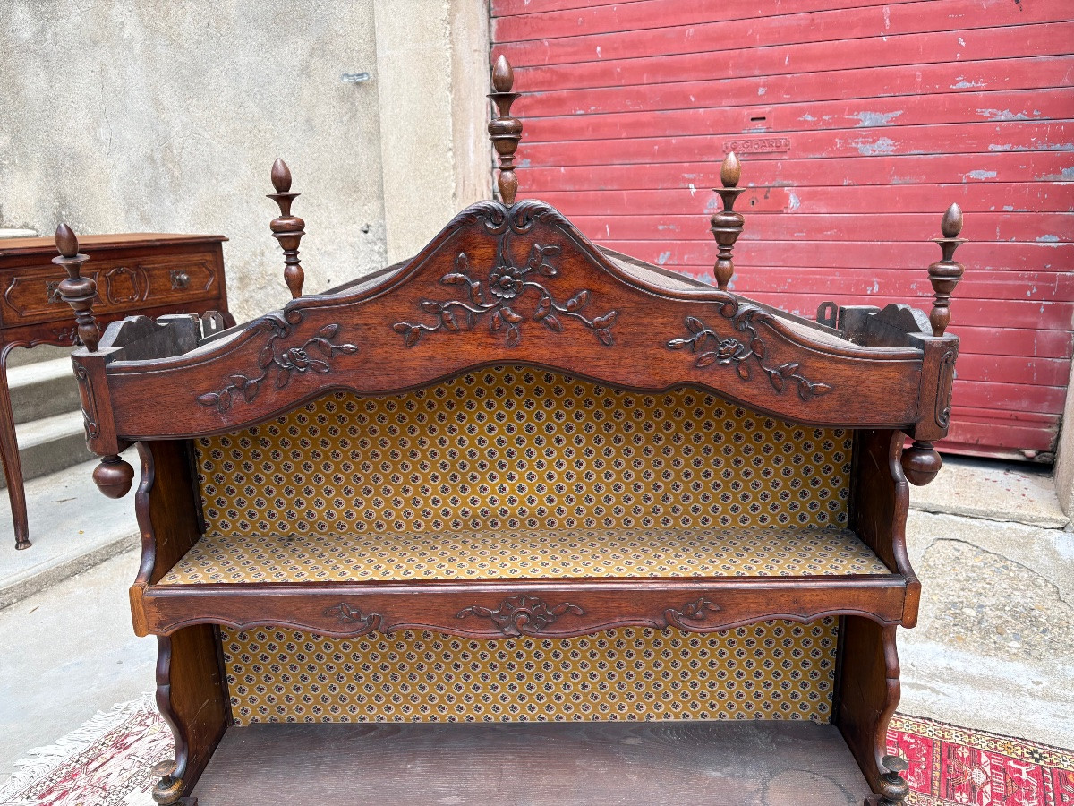 Louis XV Provencal Walnut Cabinet, 19th Century-photo-7