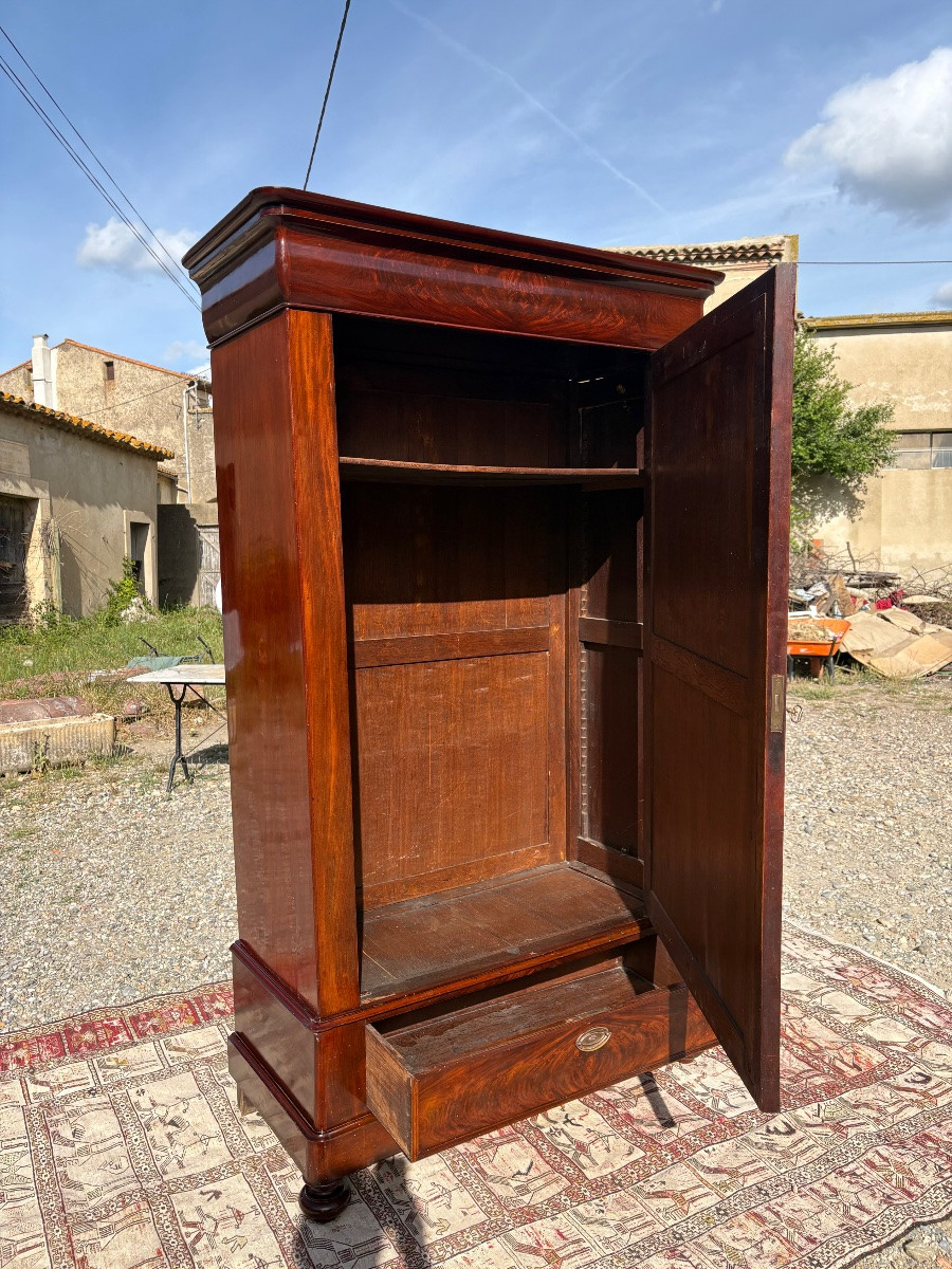 Mahogany Mirror Cabinet, Period, 19th Century Restoration-photo-3