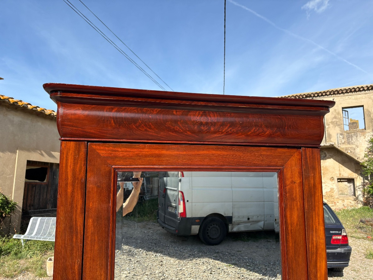 Mahogany Mirror Cabinet, Period, 19th Century Restoration-photo-4