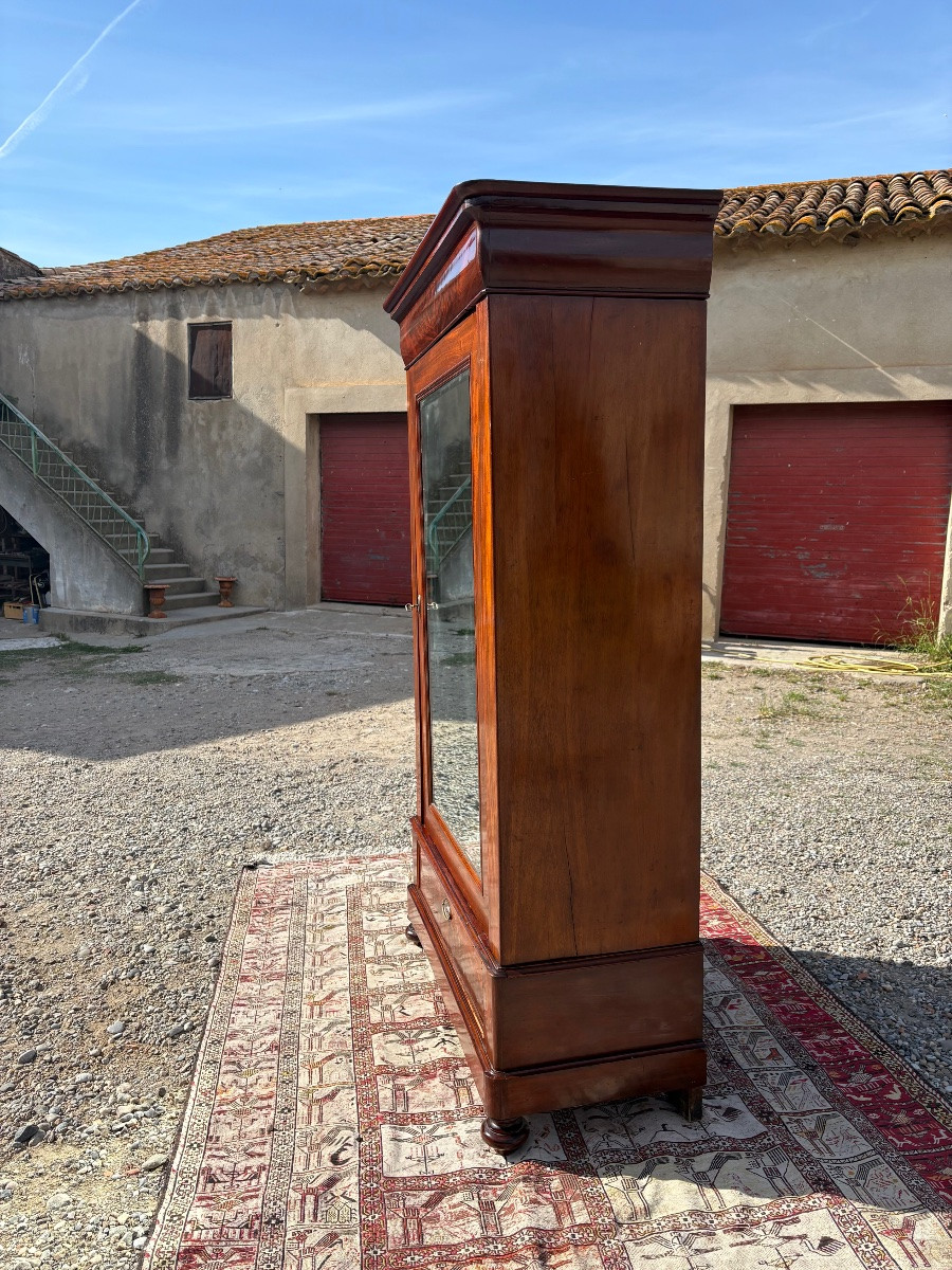 Mahogany Mirror Cabinet, Period, 19th Century Restoration-photo-3