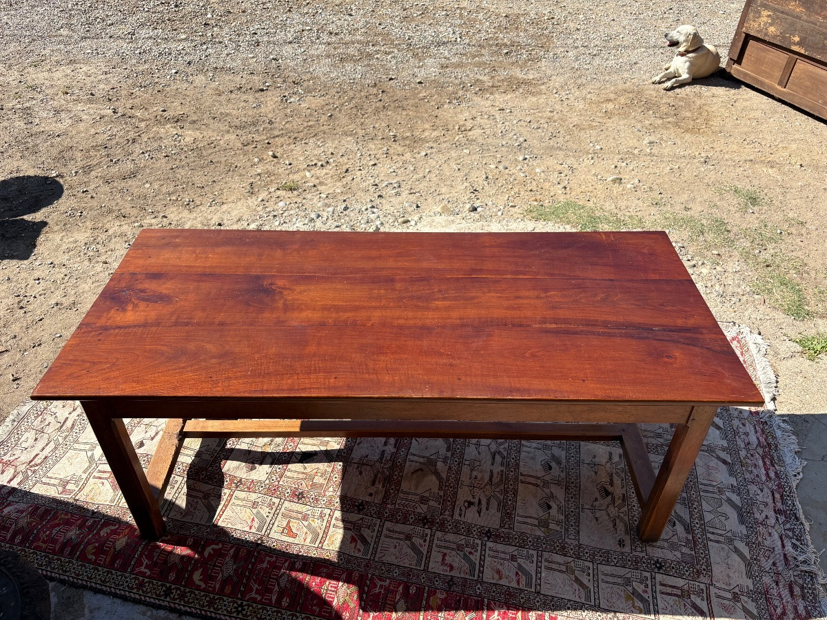 Table de ferme directoire en noyer d’époque XVIIIem siècle -photo-8