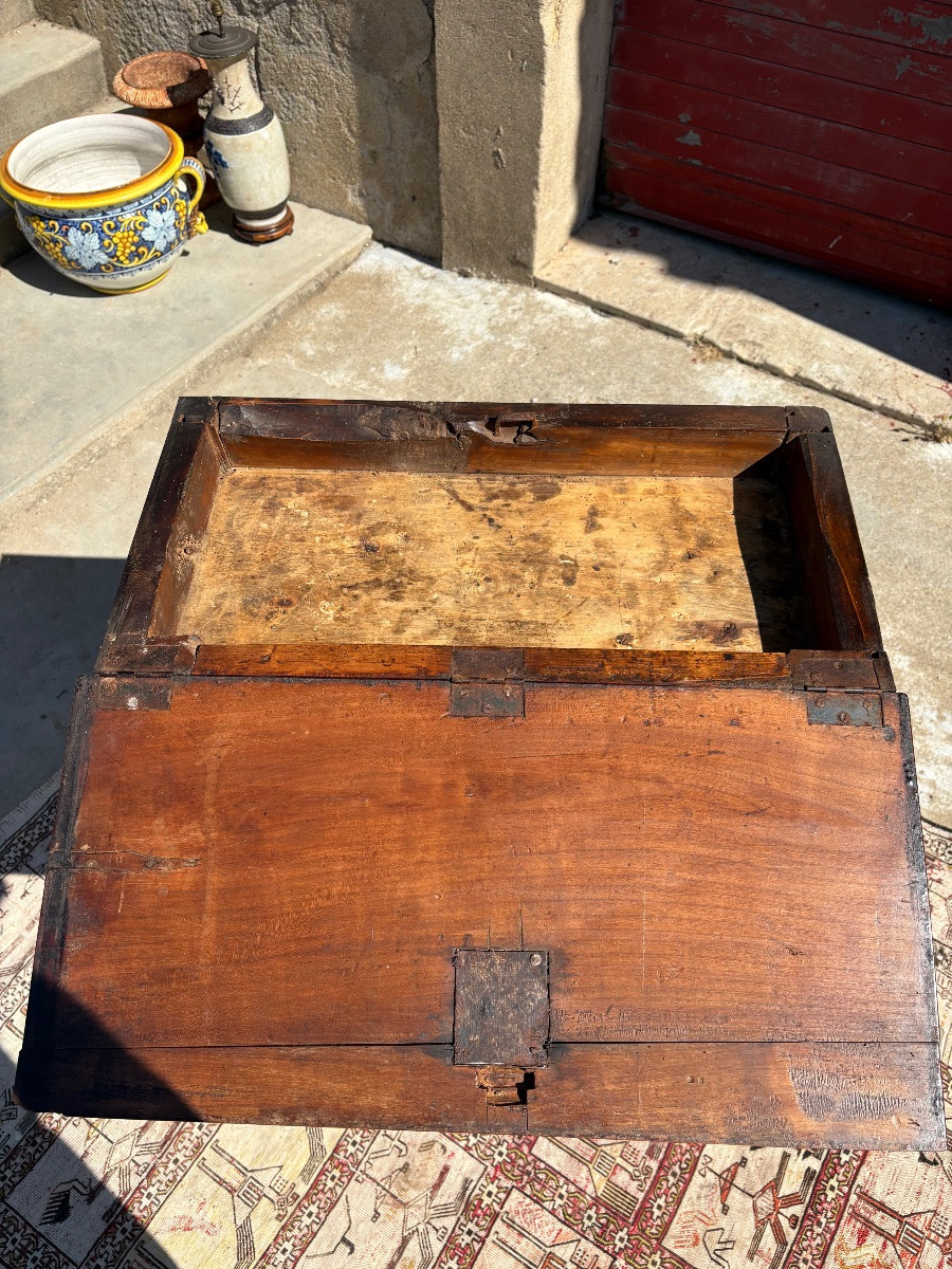 18th Century Regency Walnut Notary's Cabinet-photo-5