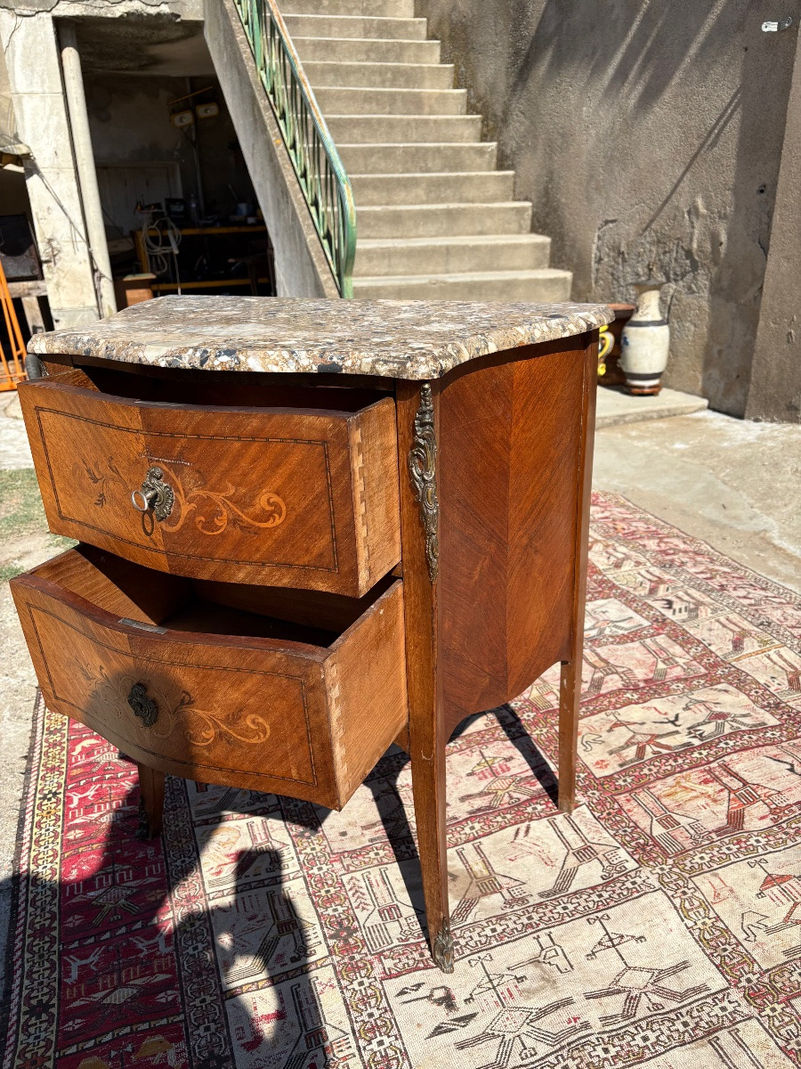 Chest Of Drawers, Louis, XV Louis XVI Transition, 19th Century-photo-2