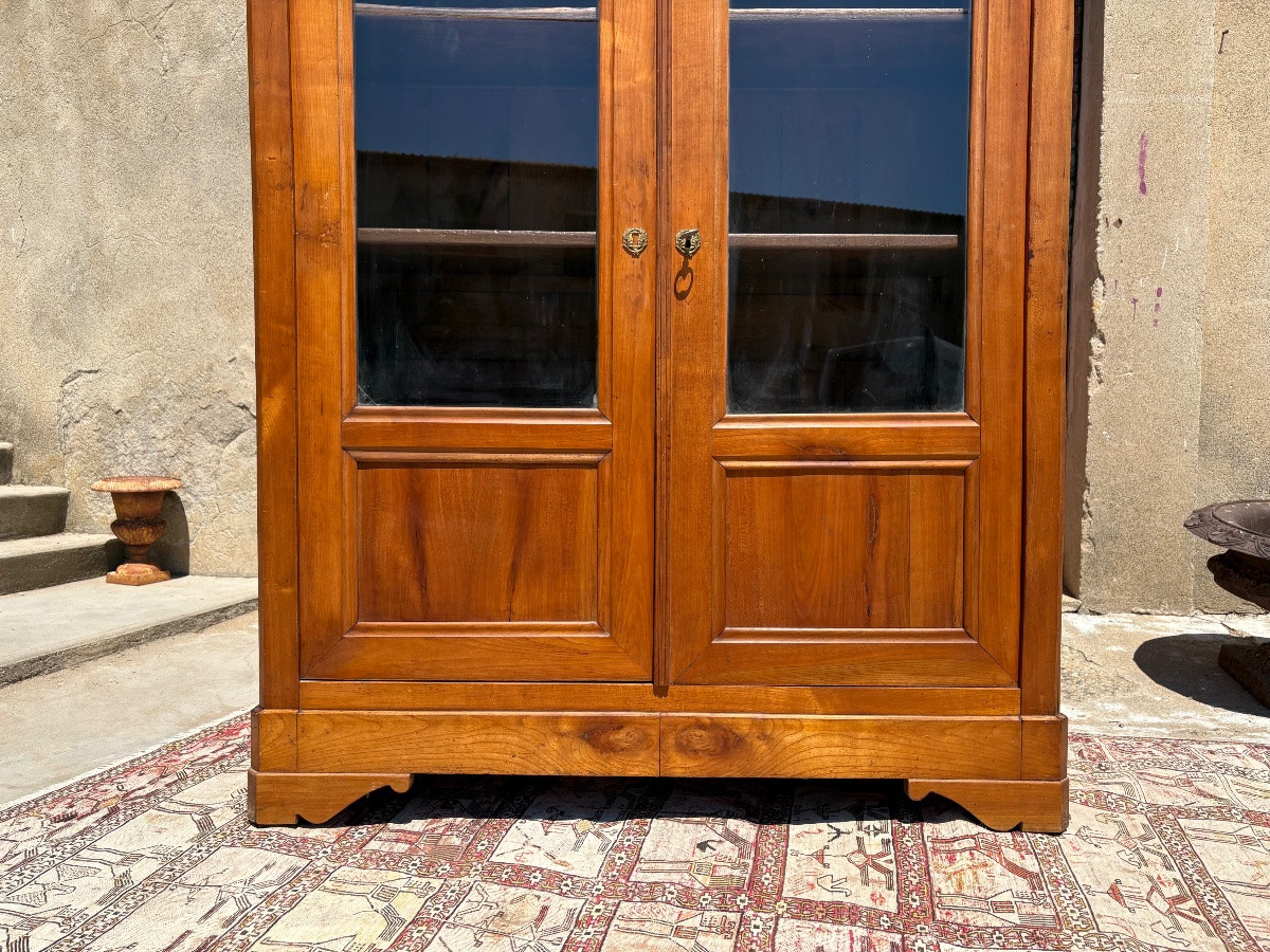 Library, Louis-philippe, 19th Century Cherry Wood-photo-4