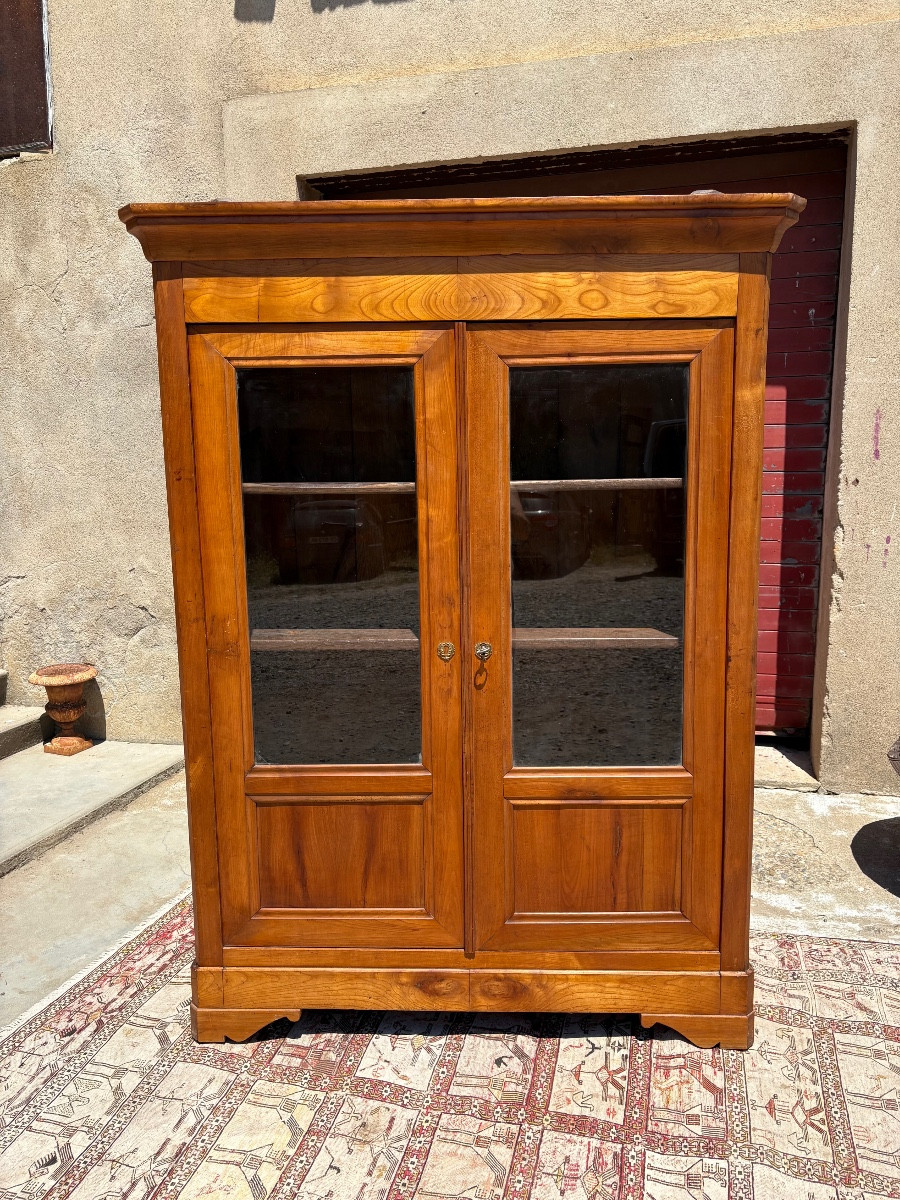 Library, Louis-philippe, 19th Century Cherry Wood