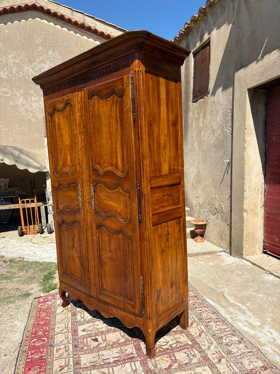 Armoire, Louis XV, Provençal Cherrywood 18th Century Period-photo-4