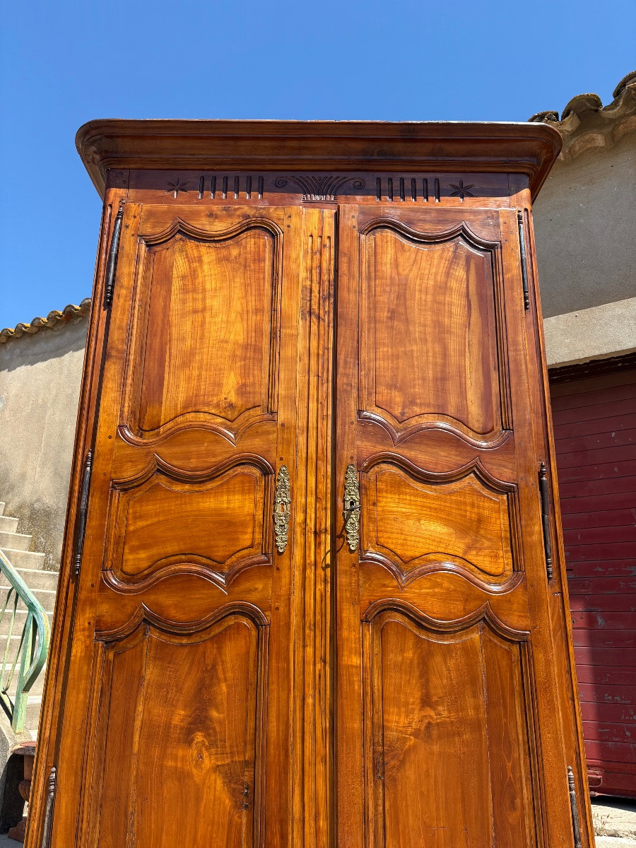 Armoire, Louis XV, Provençal Cherrywood 18th Century Period-photo-5