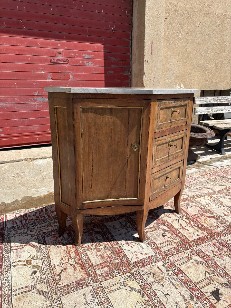 Buffet d’entre deux d’époque, Louis XVI, en acajou fin XVIIIe siècle-photo-7