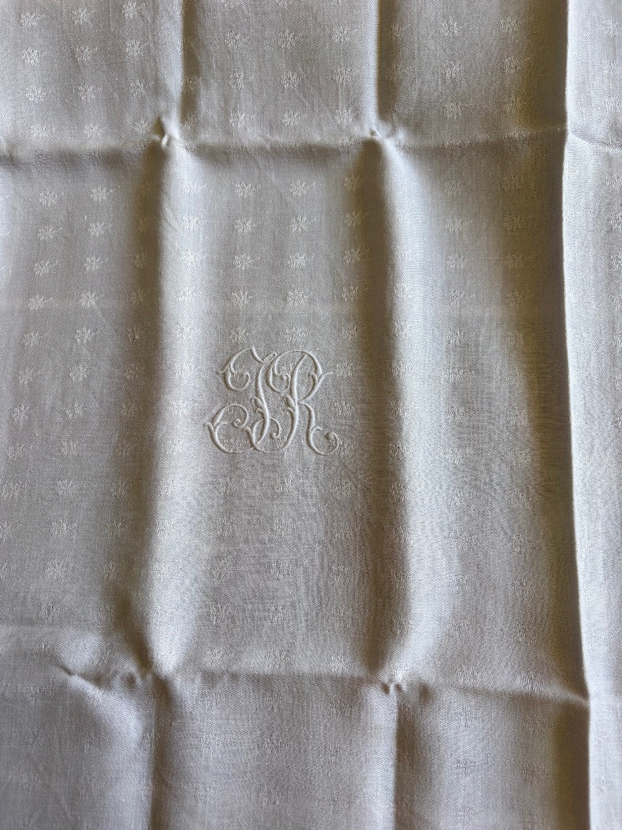 Service De Table, Antique Monogrammed Initial Cr Circa, 1950-photo-2