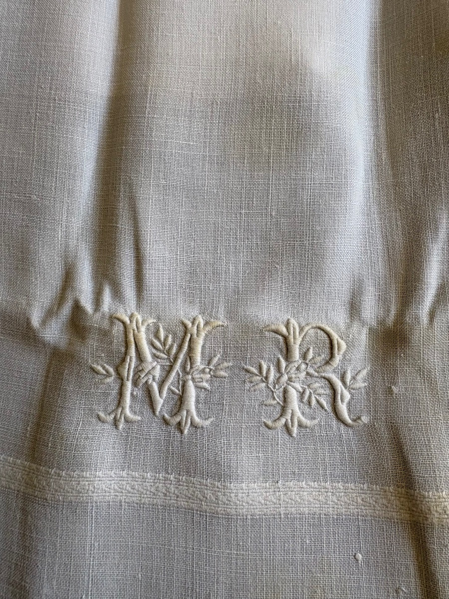 Suite Of Napkins, Formerly Monogrammed, Mr, Circa, 1950-photo-3