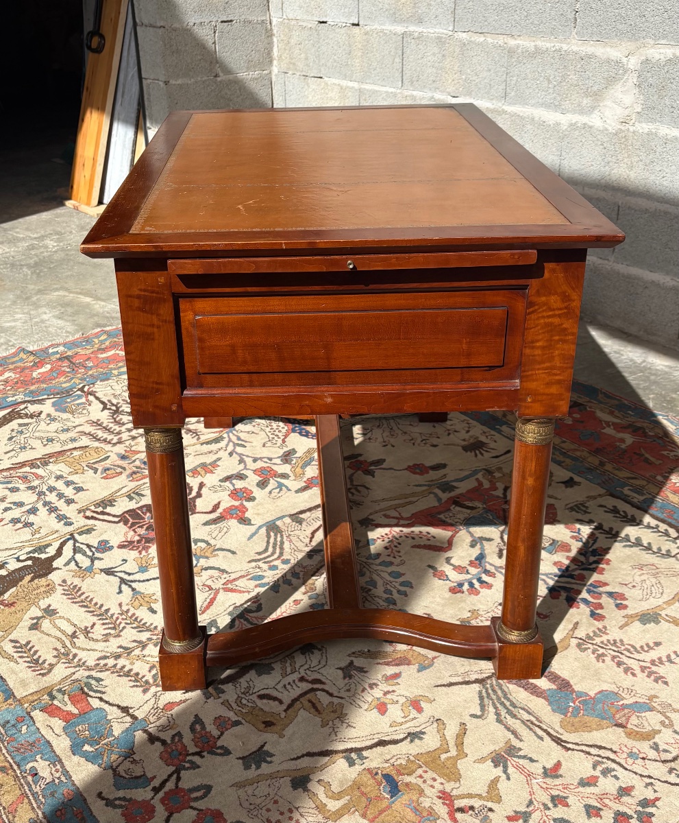 Bureau, plat en acajou, empire, époque vers 1900-photo-1