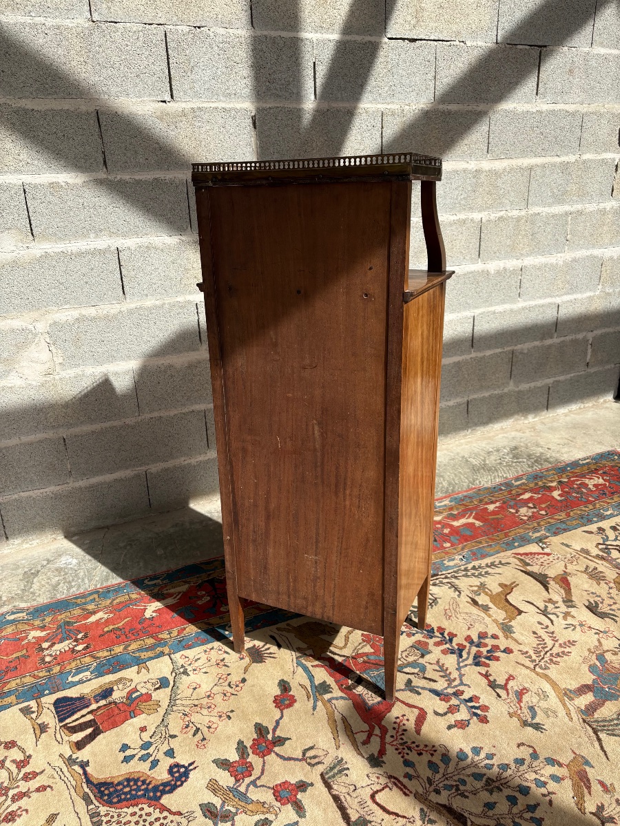 Louis XVI Mahogany Magazine Rack, 19th Century.-photo-5