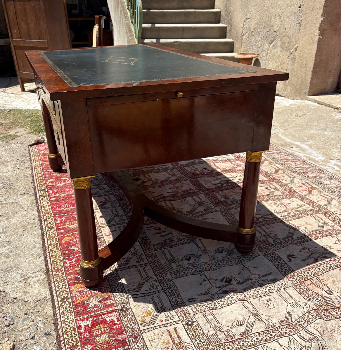 Bureau empire en acajou d’époque XIXe siècle-photo-6