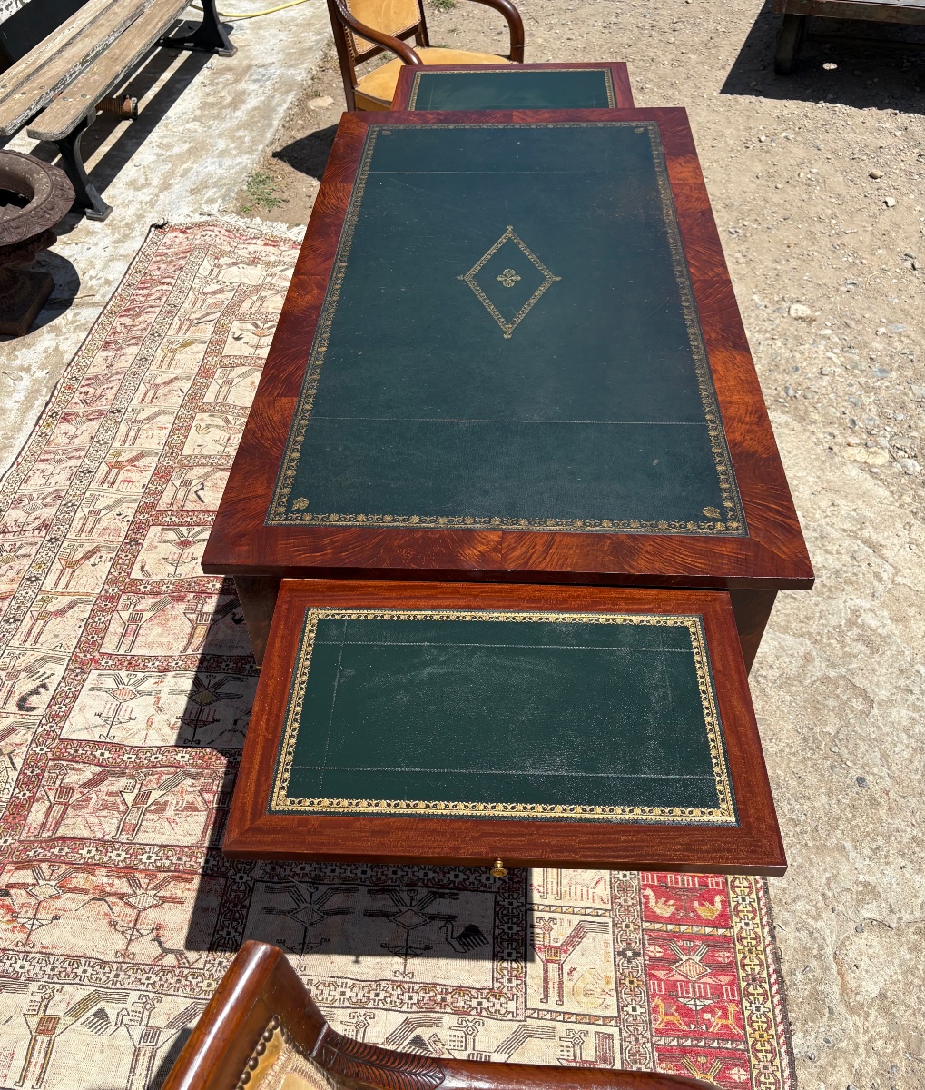 Bureau empire en acajou d’époque XIXe siècle-photo-7