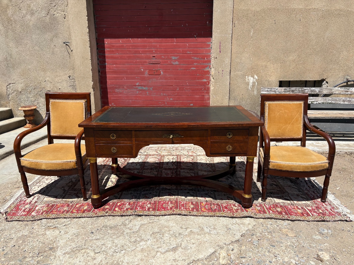 Bureau empire en acajou d’époque XIXe siècle