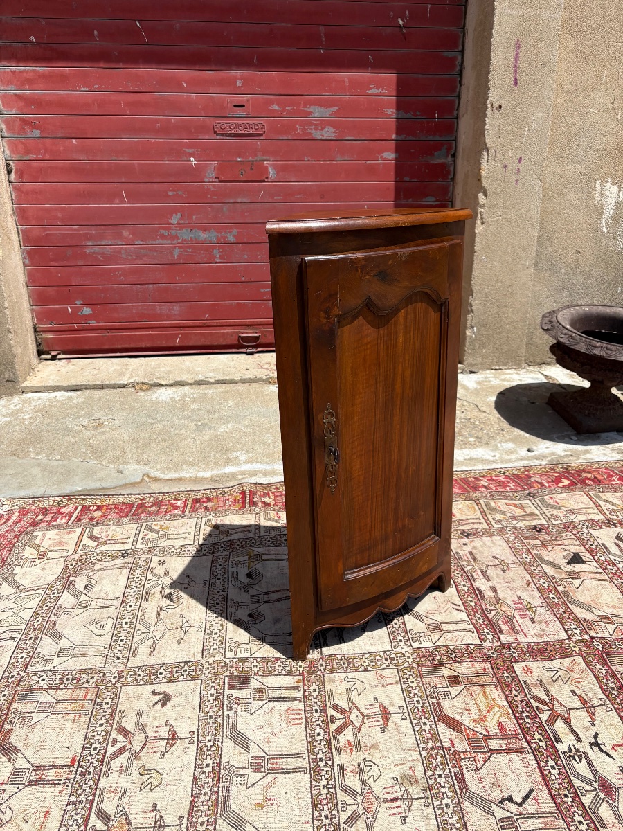 Corner Cabinet, Louis XV Style, Made Of Period Walnut, 1900-photo-5