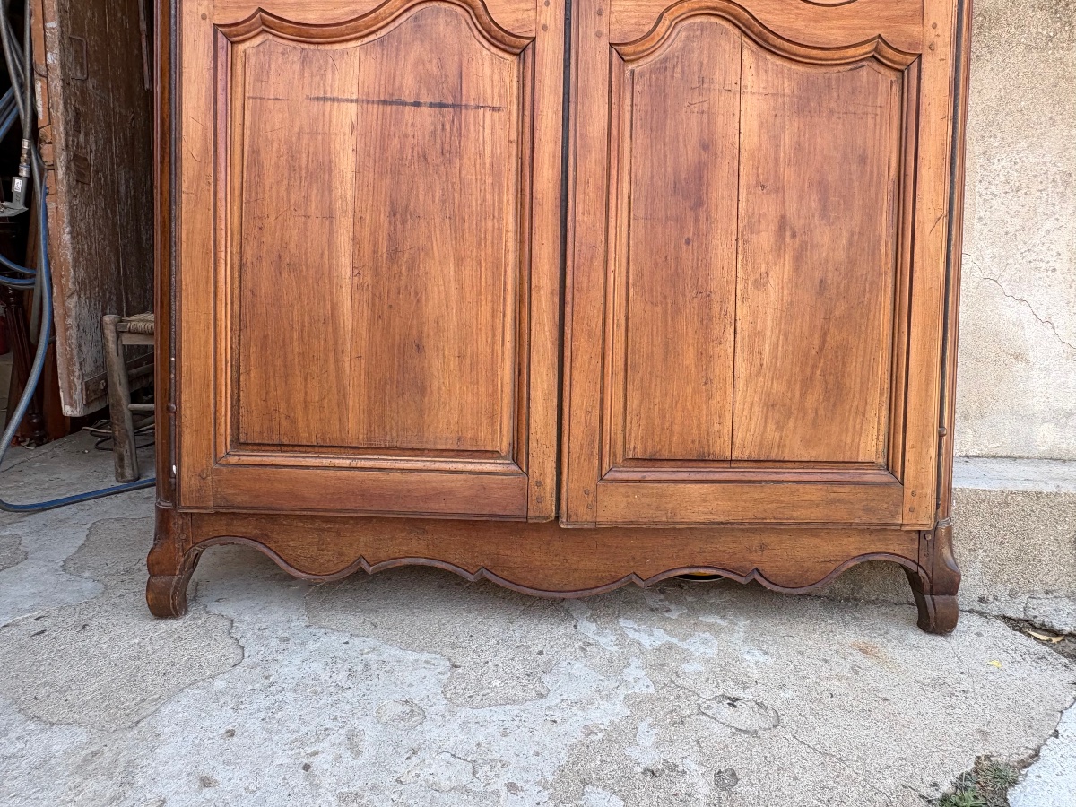 Louis XV-style Or Provençal-style Front, Made Of Walnut, Dating From The 18th Century-photo-8