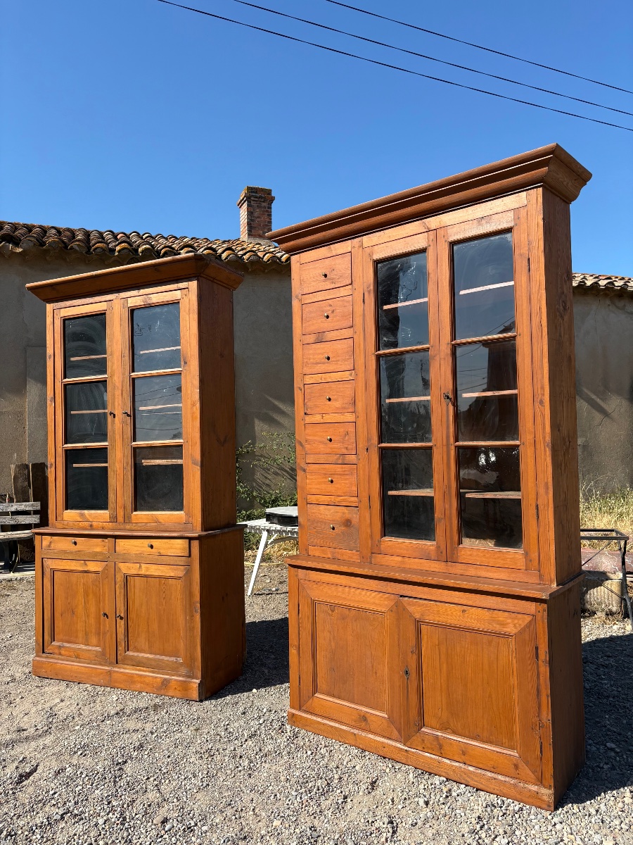 Pair Of 18th-century Directoire-style Bookcases-photo-2